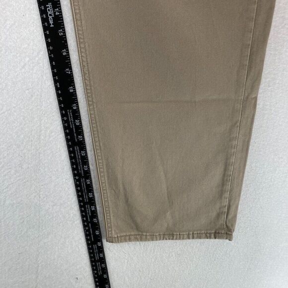 Levi's 502 Pants Mens 40x30 Regular Taper Brown Stretch Fabric Low Rise Chino‎ - Picture 9 of 13